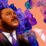 digital print of Dr. Marting Luther King