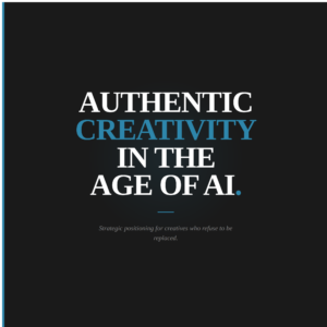 Authentic Creativity in the Age of AI - Digital Course for Creative Professionals