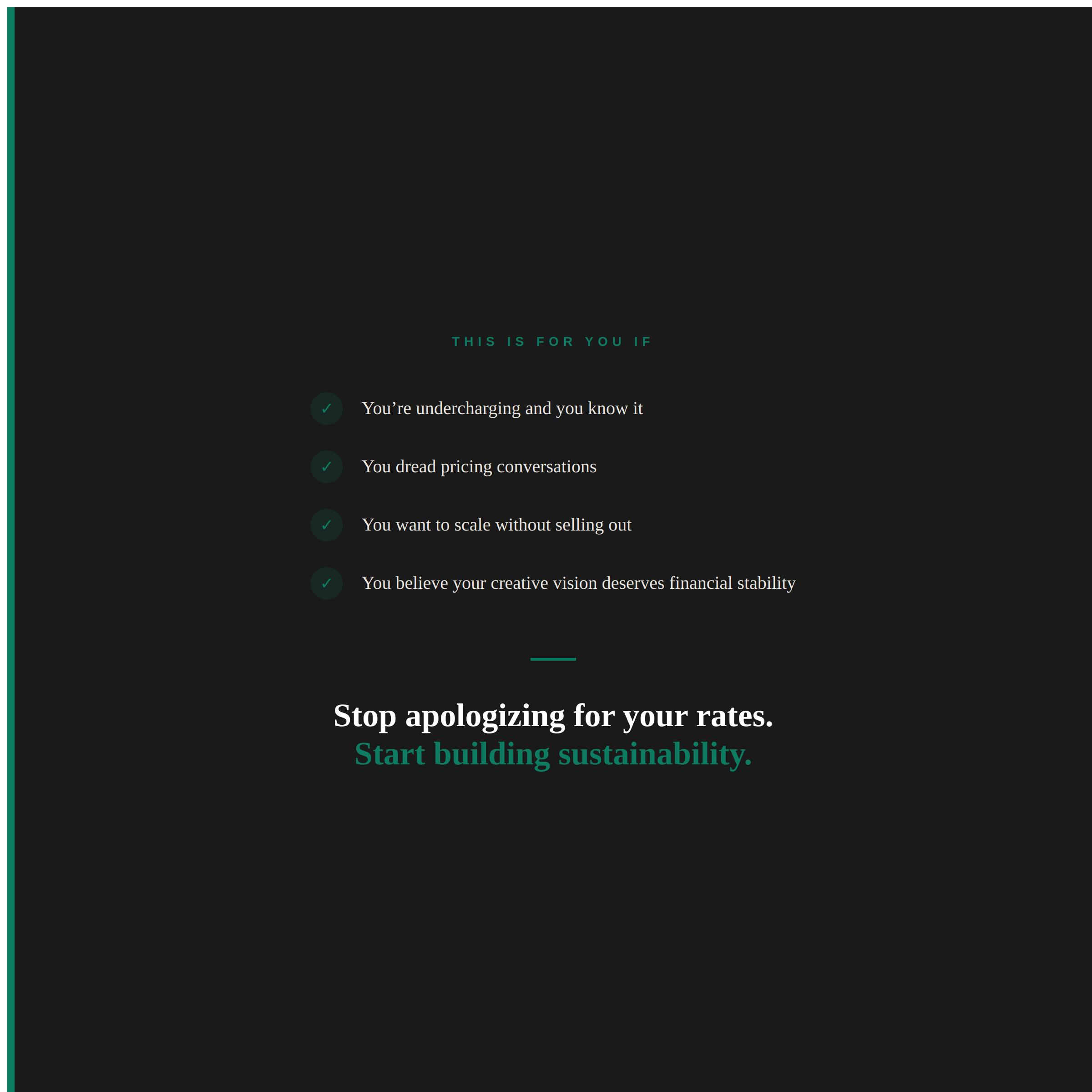 Financial Sustainability for Creative Leaders - Digital Course for Creative Professionals - Image 4