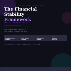 Financial Stability Framework for Creatives - With Workflow Automation & Prompts
