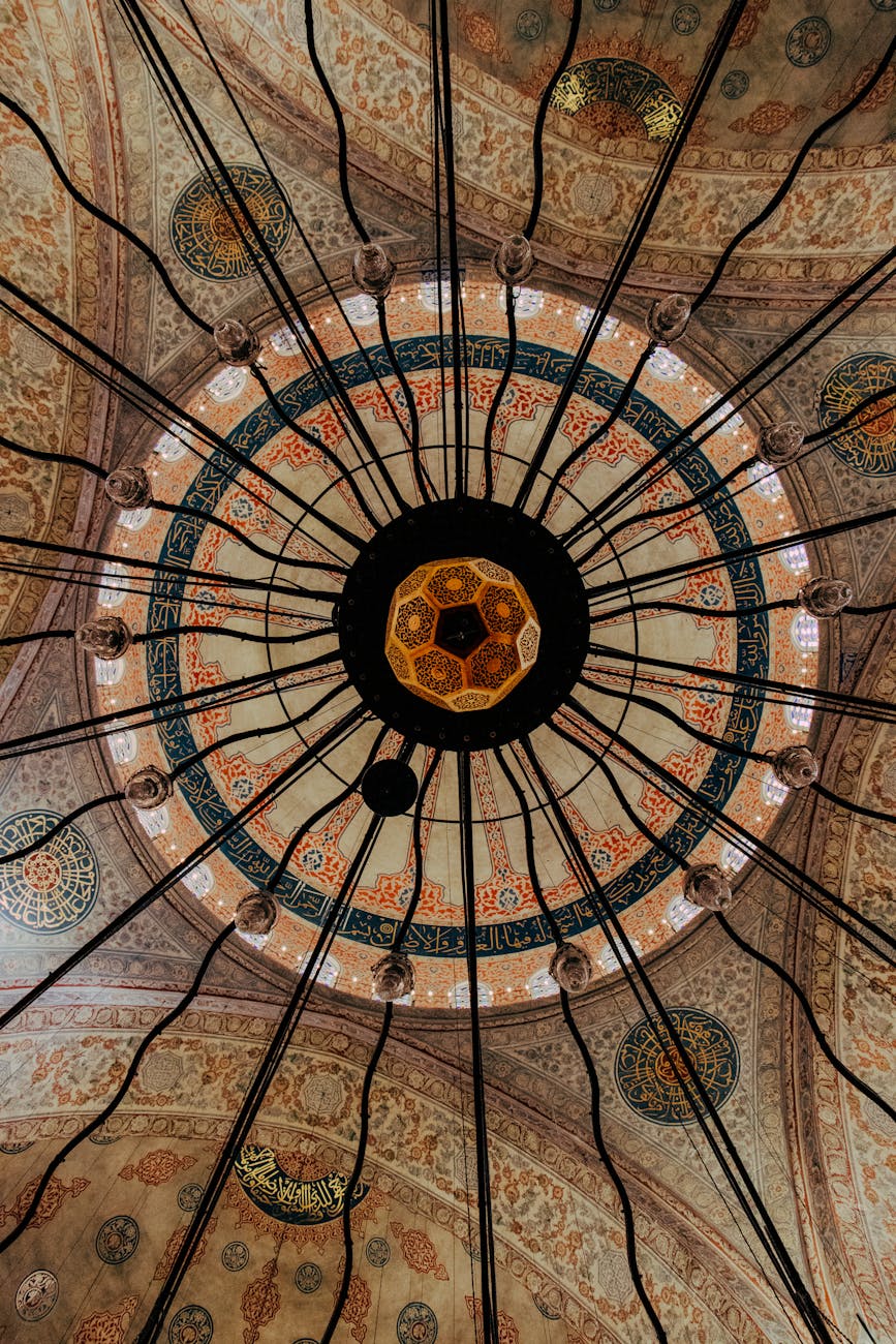 ceiling in a mosque